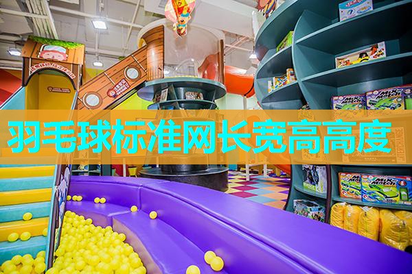 羽毛球标准网长宽高高度